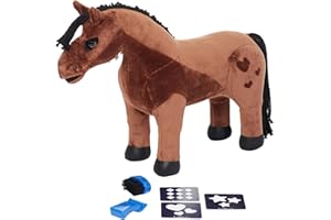 LeMieux Toy Pony Gracie - Interactive 'Clippable' Bay Coat - Includes Clippers, Grooming Brush and Quarter Mark Stencils - Suitable for Ages 3+