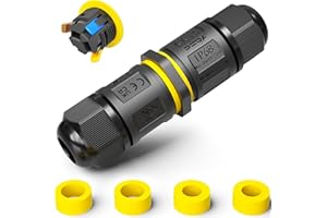 PEBA Connettore impermeabile 3 poli IP68, 4-12 mm, scatola distribuzione esterna, 3 conduttori, morsetto con leva