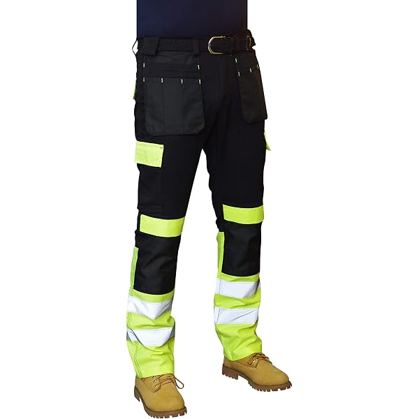 Haut De Sécurité Haute Visibilité LIZZIE JACOBS - Manches Longues Col Rond - EN ISO 20471