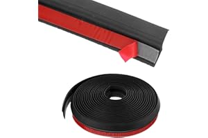 EUPHHONYCS Z-Shape Automotive Weather Seal, 13 FT Windshield Rubber Seal Strips, Car Weather Stripping Trim, Self-Adhesive Auto Door Rubber Seals Strip Sunroof Cover Seals