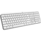 Logitech MX Keys S for Mac, clavier sans fil, fluide, saisie précise, touches programmables, rétroéclairé, Bluetooth recharge