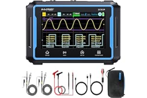 WESTOBiG 【UPGRADED 2C53P PLUS WITH CARRY CASE】3 in 1 Oscilloscope / Multimeter/Signal Generator DDS Tablet Touch Screen Portable Digital Automotive Oscilloscope 2 can