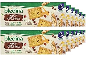 Blédina Mon 1er Petit Beurre Pépites de Chocolat dès 12 mois 133 g - Pack de 12