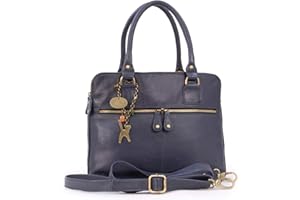 Catwalk Collection Handbags - Grand Sac Cabas Femme Cuir - Sac à Main de Travail - Sac Porté Èpaule Avec Bandoulière Détachable - VICTORIA