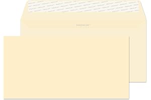Blake Business DL 110 x 220 mm 120 gsm Peel & Seal Wallet Envelopes (61882) Cream Wove - Pack of 500