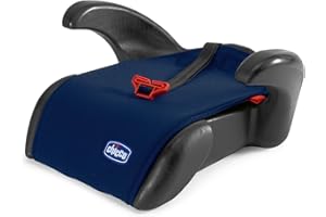 Chicco Quasar Plus Siège Auto Bébé Rehausseur pour Enfants de 3 à 12 ans, Facile à Installer, avec Accoudoirs Confortables et Guides pour Ceinture de Sécurité - 15/36 Kg - Groupe 2/3 - Bleu