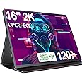 UPERFECT Portable Gaming Monitor, Portable Monitor 500 Nits HDR FreeSync Laptop Monitor w/VESA & Smart Case Matte IPS Eye Care External Second Screen for Switch