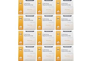 PILLPHARM Cetirizine Hayfever and Allergy Tablets | 12 Months Supply | 30 Tablets x 12