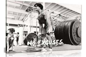 PANTHER PRINT Bodybuilding Fitness motywacja motywacyjne płótno sztuka ścienna obraz wydruk (45 x 30 cm)