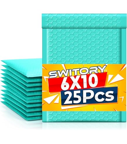 12.5x19 Inch Poly Bubble Mailers - Self-Sealing Padded Envelopes (50-Pack)