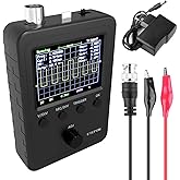 ETEPON Tragbares Oszilloskop - 2,4" HD TFT mit BNC-Kabel, Fertigmontiert (5mV-20V/div, Auto-Einstellung) - Ideal für Elektron