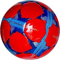 Pallone Da Calcio Misura 5 Colore Blu Con Stella | PVC Con Base Cuoio E TPU | Per Allenamento E Partite