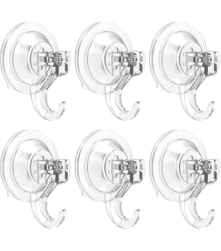 KingYH Ventosa Gancio 2 Pezzi Vuoto Ventosa Gancio Heavy Duty 5KG - Foto 7