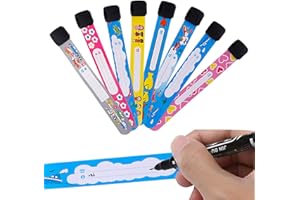 BASTOUR Notfallarmband Kinder, Notfall-Armband für Kinder, Namensarmband Kinder, SOS Armband Kinder, sicherheitsarmband Kinder, Anti Verloren Wiederverwendbar, für Kinder, Jungen und Mädchen, 8 Stück