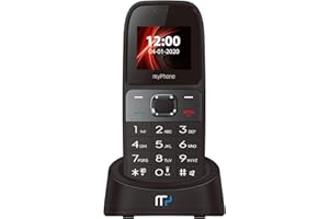 MP MYPHONE myPhone SOHO Line H31 GSM 3G Tischtelefon für Büro und zu Hause, mit Farbdisplay, Freisprechen, Dual SIM, großem Display, Schnurloses Telefon ohne Anrufbeantworter, Großtastentelefon mit Ladestation
