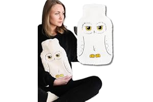 SOXO Wizarding World Harry Potter Hot Water Bottle Cover Hand Warmer Period Back Pain Relief Hot-Water Bottles Hedwig