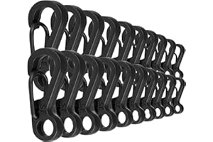 CZ STORE ✮Marque Francaise Mini Mousqueton|Lot de 10|✮Garantie A Vie✮-Petit Mousqueton|Poids 5KG|Mousquetons Porte cle|Gris ou Noir| Porte clefs pour Camping/randonnée/Escalade