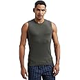 Jockey 9930 Men's Super Combed Cotton Rib Solid Round Neck Muscle Vest