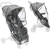 Parapioggia Universale Per Passeggino - Copertura Antipioggia Con Finestra Trasparente