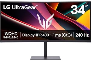 Produktbild: LG Ultragear™ 34G630A-B.AEUQ (34 Zoll) 21:9 Curved WQHD VA Gaming-Monitor, 240Hz, AMD FreeSync™ Premium, DisplayHDR™ 400, 2X