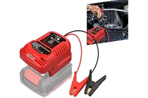 Auto-Starthilfe-Adapter für Einhell PXC 18-V-Batterie, TEPULAS Autobatterie-Booster mit 11AWG-Kabel, 12V-Auto-Starthilfe für Motoren bis zu 3,5L Benzin oder 6,5L Diesel
