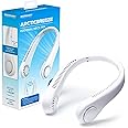 Merkury Innovations, Arcticbreeze Neck Fan, Personal Cooling Fan, Bladeless and Rechargeable, Mini Blade-free Fan for Home Office, Car, Travel, Hands-free