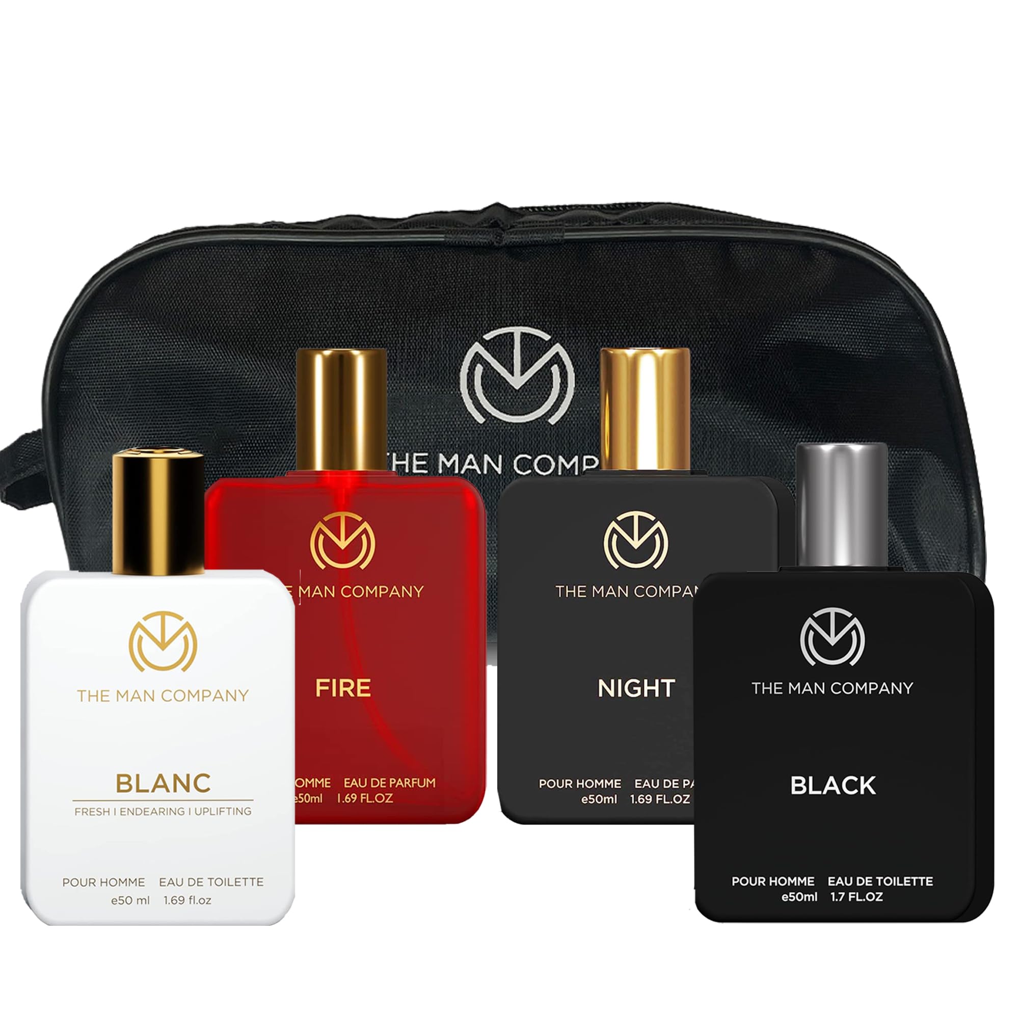 The Man Company Perfume Gift Set for Men 4 * 50ml- A Gentleman's Choice | Premium Long-Lasting EDP & EDT For Men | For Party,