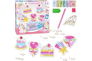 GENERIC DEEMEIS Gifts for 6 7 8 9 10 Year Old Girls,Diamond Art Painting Kits for Kids Girls Toys,Handmade Hanging Ornament，Presents for 7-12 Year Olds Girls