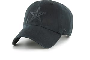 47 Dallas Cowboys NFL Clean Up Unisex Baseball Cap, Adjustable, Team Badge, Black