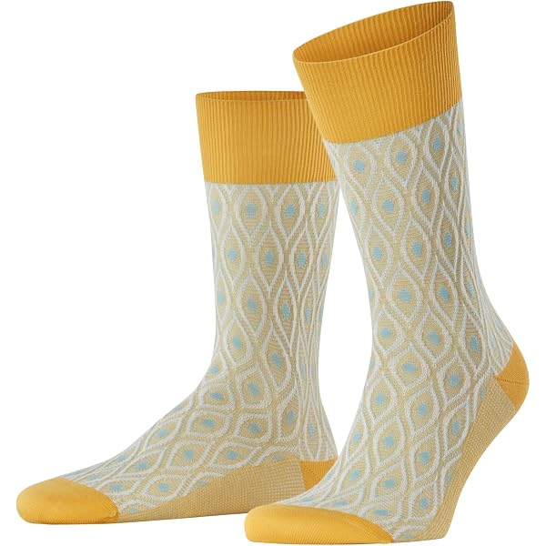 Burlington Herren-Socken 'Henley' – Gemustert, Baumwolle, Größe 40-46, 1 Paar