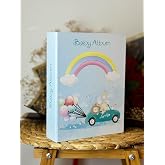 Rabsev RS306 Fotoğraf Alb&uuml;m&uuml; 10x15cm 200 Fotoğraf Kapasiteli Baby Desenli L&uuml;ks Alb&uuml;m
