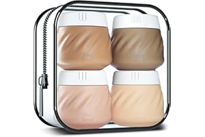 Gemice Pojemnik podróżny na artykuły toaletowe, silikonowy słoik na śmietanę, pojemnik podróżny z przezroczystym woreczkiem