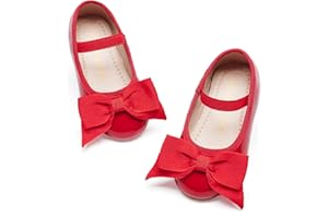 Kiderence Kleine Kleinkind Mädchen Kleid Schuhe Ballerina Ballett Wohnungen Kinder Mary Janes