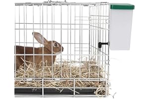 fllyingu Abreuvoirs pour Petits Animaux, 1L Biberon Rongeur - Lapin Abreuvoir, Biberon Hamster, Mamelon Abreuvoir Distributeur Eau pour Les Lapins, Hamsters, Cochons d'Inde, Furets