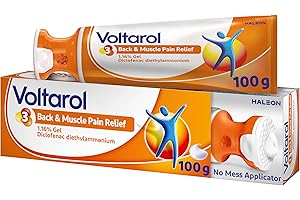 Voltarol Back & Muscle Pain Relief 1.16% Gel with No Mess Applicator, for Joint Pain Relief, suitable for Knee Pain & Neck Pain, 100g
