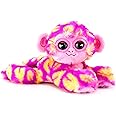 Bandai CE80083 Nuzzy Luvs Snuggler Interactive Pet Soft Toy (Pink and Orange Monkey)