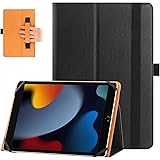 HGWALP Custodia universale per tablet Folio protettiva touchscreen da 9 e 10,1 pollici, con cinturino e supporto per stilo-Bl