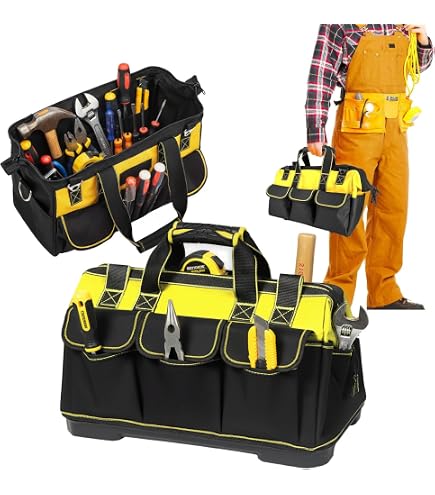 Carhartt - Borsa portautensili multifunzione a rullo per attrezzi, grande capacità, per