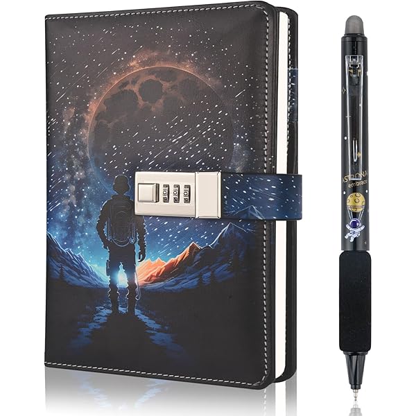 ZXHQ Diary with Lock for Women & Men, Secret Diary for Girls