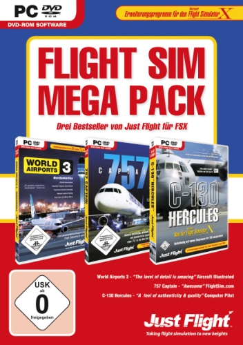 Preisvergleich Produktbild Flight Simulator X - Flight Sim Mega Pack