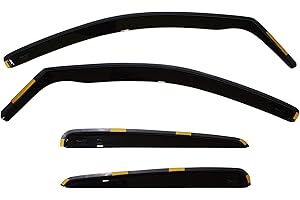 HEKO-towequipe 15241, déflecteurs pour ford focus mK1 modèles 1998–2004 mK i berline, teintées lot de 4