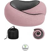 Visco Planet Ortopedik Spiral Boyun Destekli Seyahat Yastığı%100 Ortopedik Visko