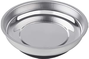 Werkzeyt B28912 - Vaschetta porta minuteria in metallo magnetica, con calamita Ø10,8 cm