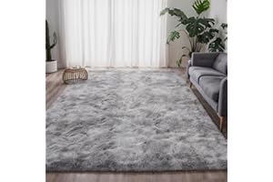 CEYIRO Tapis Salon Tapis Chambre 160x230CM, Dessous Antidérapant, Doux Moelleux (Gris Clair, 160x230cm)