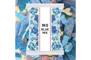 1kg BLUE Pick & Mix Sweets Selection | Perfect for Baby Showers, Gender Reveal, Birthdays, Weddings, Events & Sweet Gift Hampers | Delicious Treats by Snack Saver