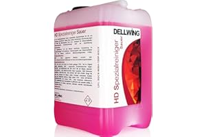 DELLWING HD Detergente speciale acido 5L - Concentrato di pulizia ad ultrasuoni premium per la pulizia di superfici in alluminio