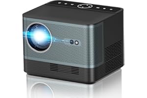 HDeye I20 Przenośny projektor 1080P, projektor domowy kompatybilny z HDMI/Android TV