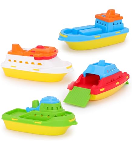 Jouet Ferry Flottant Avec 4 Voitures - 39cm, Pour Bain Et Piscine | Enfants 3 Ans Et Plus