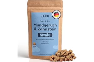 Hello Jack Limpieza Natural para Mal Aliento de Perros - hasta 4 Meses de Suministro - Limpia Dientes y Ayuda a Eliminar Mal Aliento del Perro - Previene Sarro