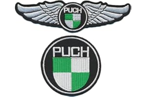 RG20 Puch Aufnäher Patches Bügelbild 2 Stück Mofa Mokick Motorrad Österreich